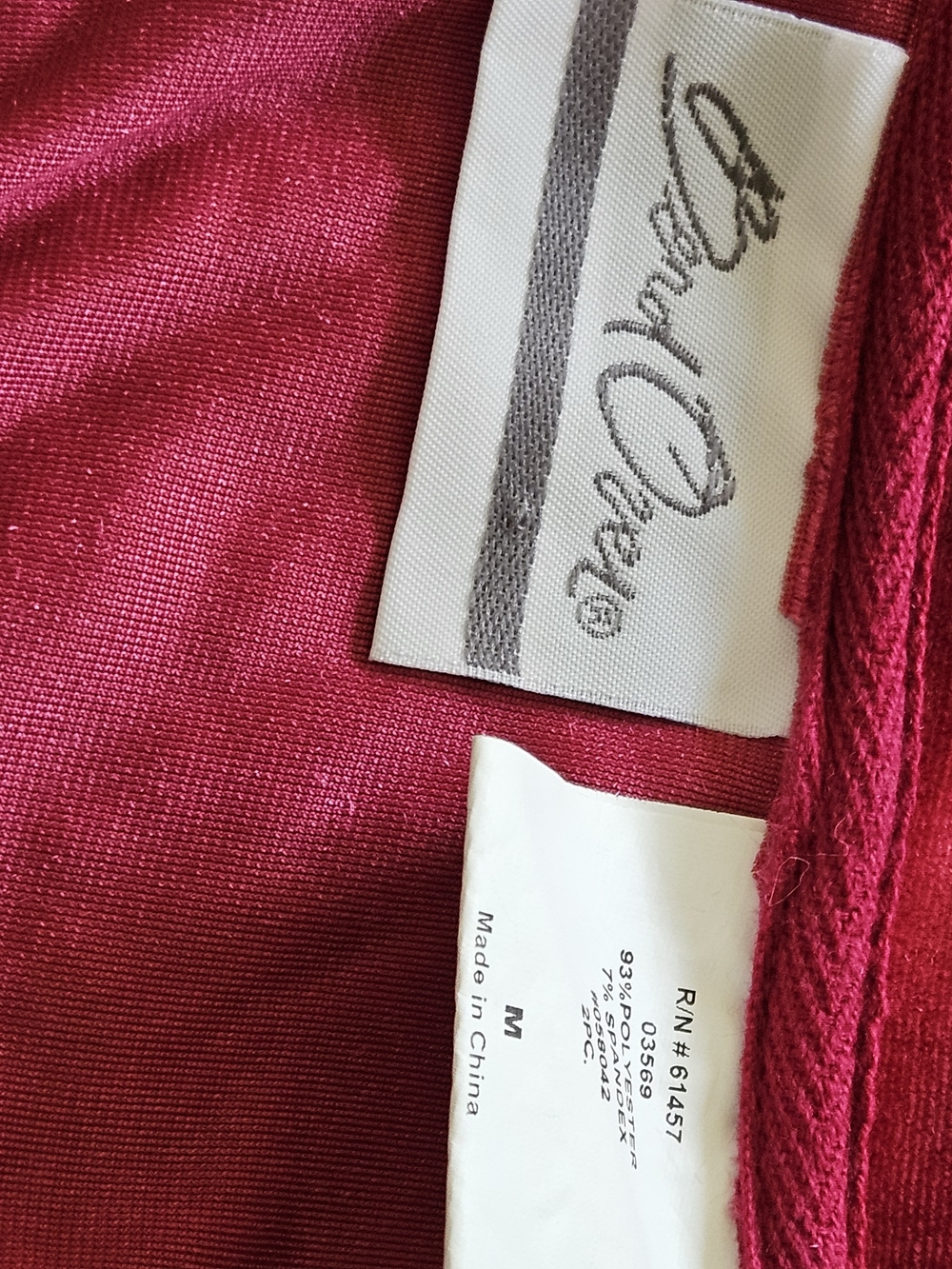 Bend Over  Velvet Zip-Front Jacket and Pant Set - Raspberry - Picture 5 of 6